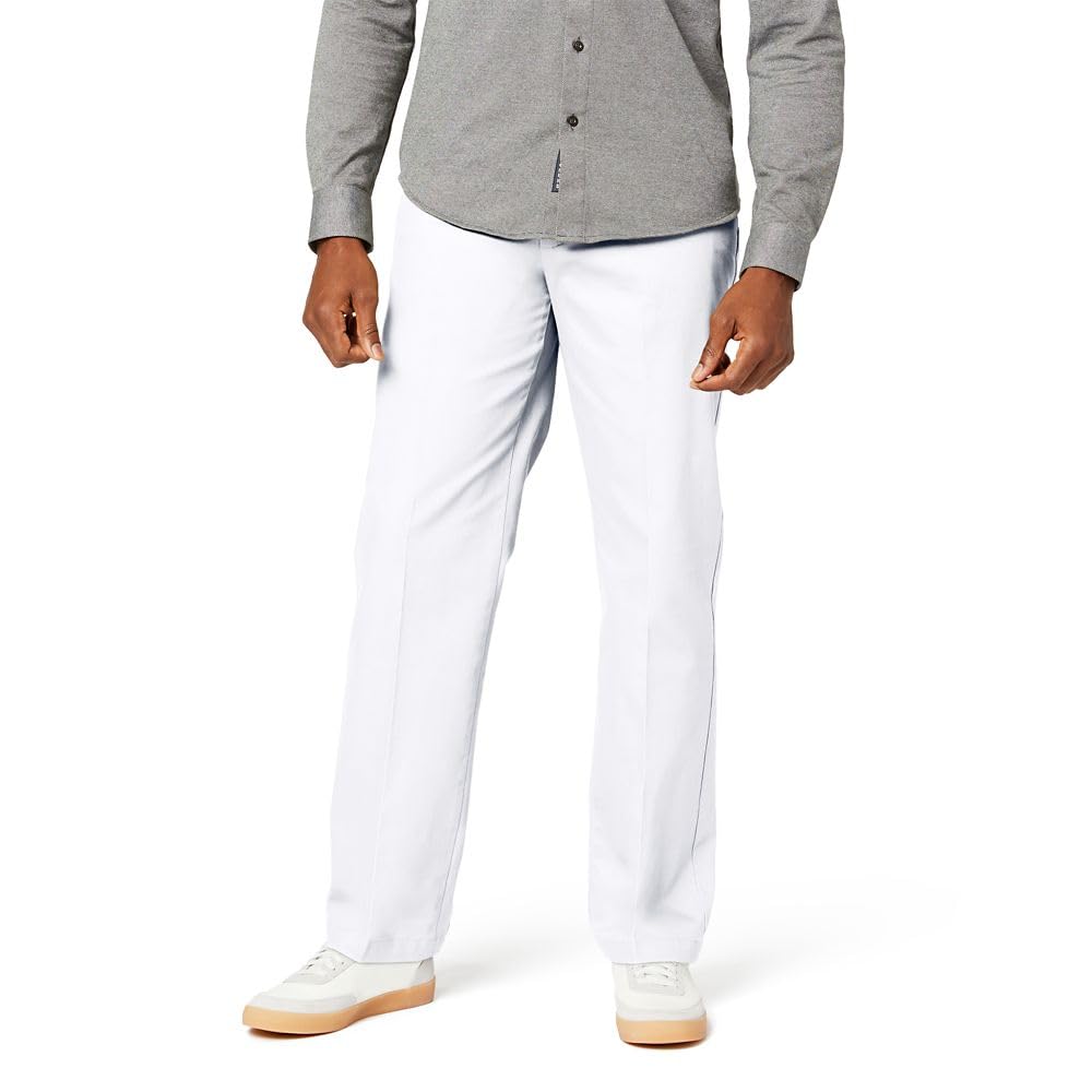 Classic Fit Cotton Stretch Khaki Pants