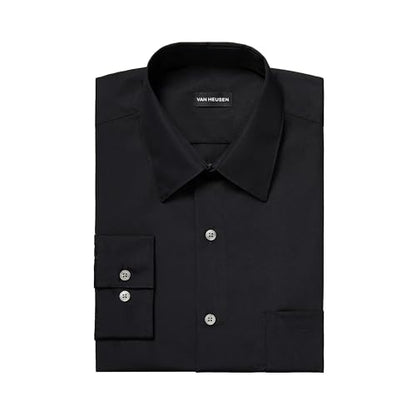 Regular Fit Solid Poplin Dress Shirt