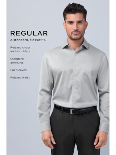 Regular Fit Wrinkle Free Stretch Dress Shirt