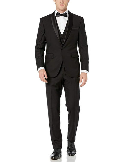 Modern Fit Wool Tuxedo Dress Pants