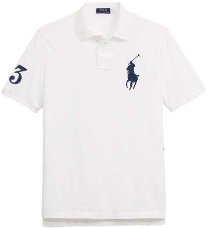 Classic Fit Mesh Polo Shirt For Men