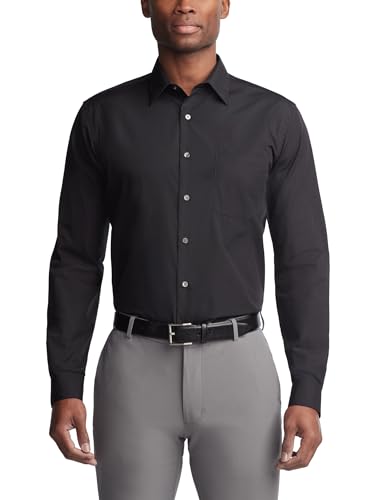 Regular Fit Solid Poplin Dress Shirt