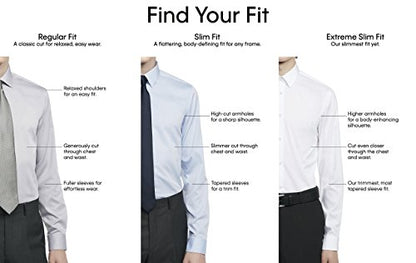Slim Fit Non Iron Herringbone Dress Shirt