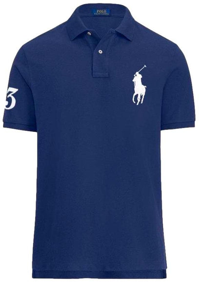 Classic Fit Mesh Polo Shirt For Men
