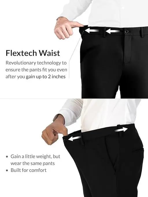 Modern Fit Wool Tuxedo Dress Pants