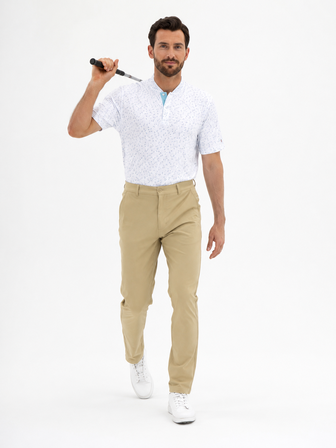 Man wearing a refined polo shirt