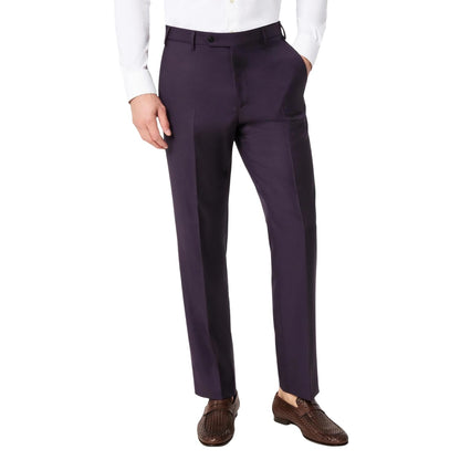 Italian Serge Wool Tailored Dress Pants