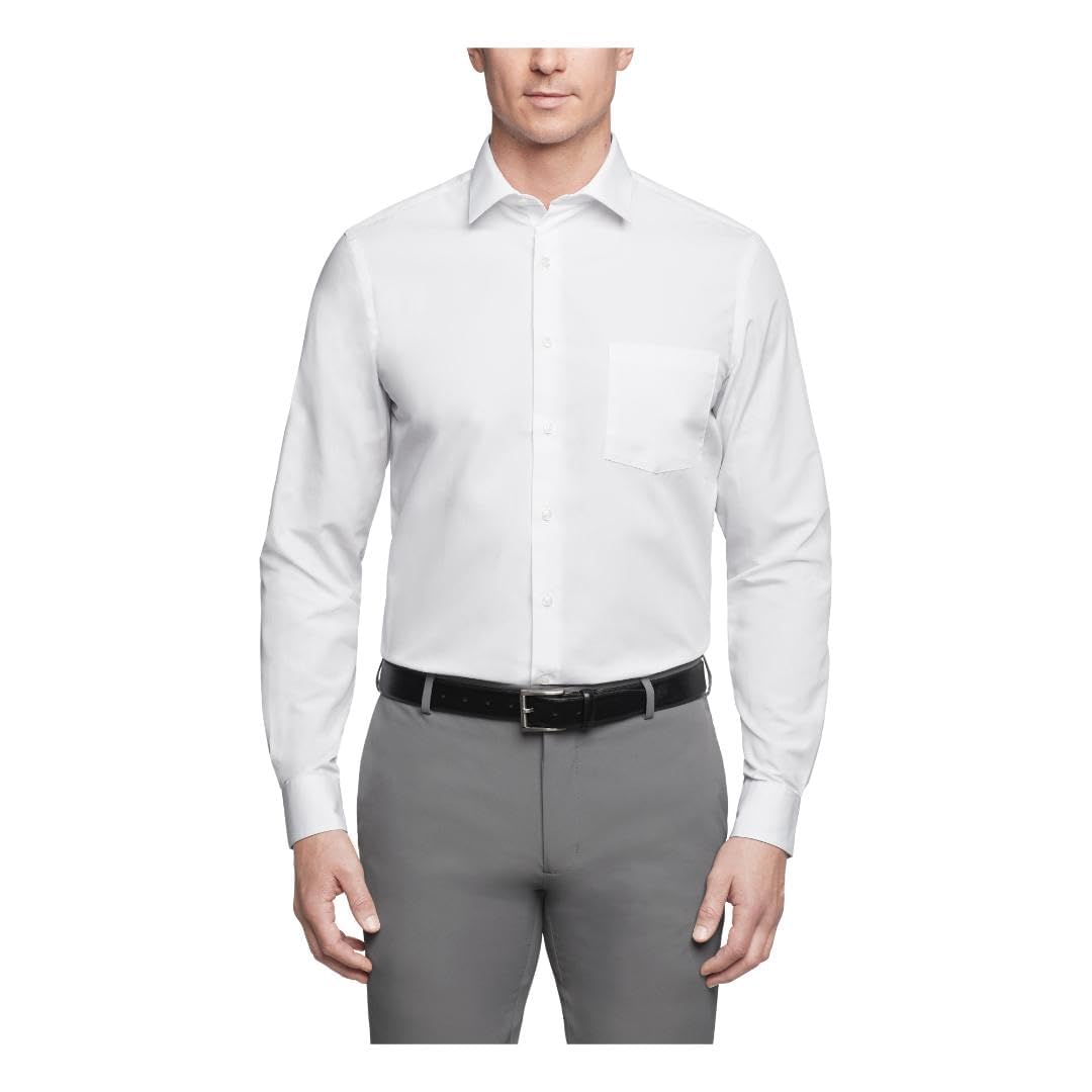 Regular Fit Solid Poplin Dress Shirt