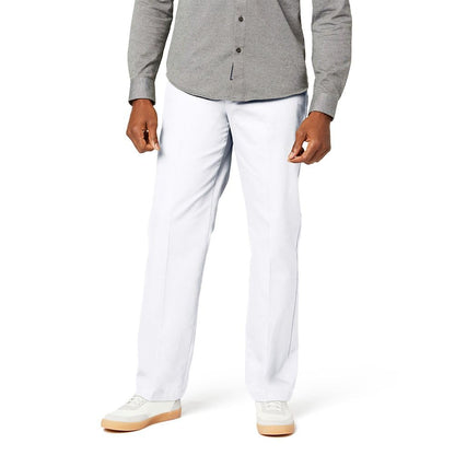 Classic Fit Cotton Stretch Khaki Pants