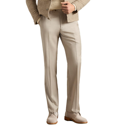 Italian Serge Wool Tailored Dress Pants