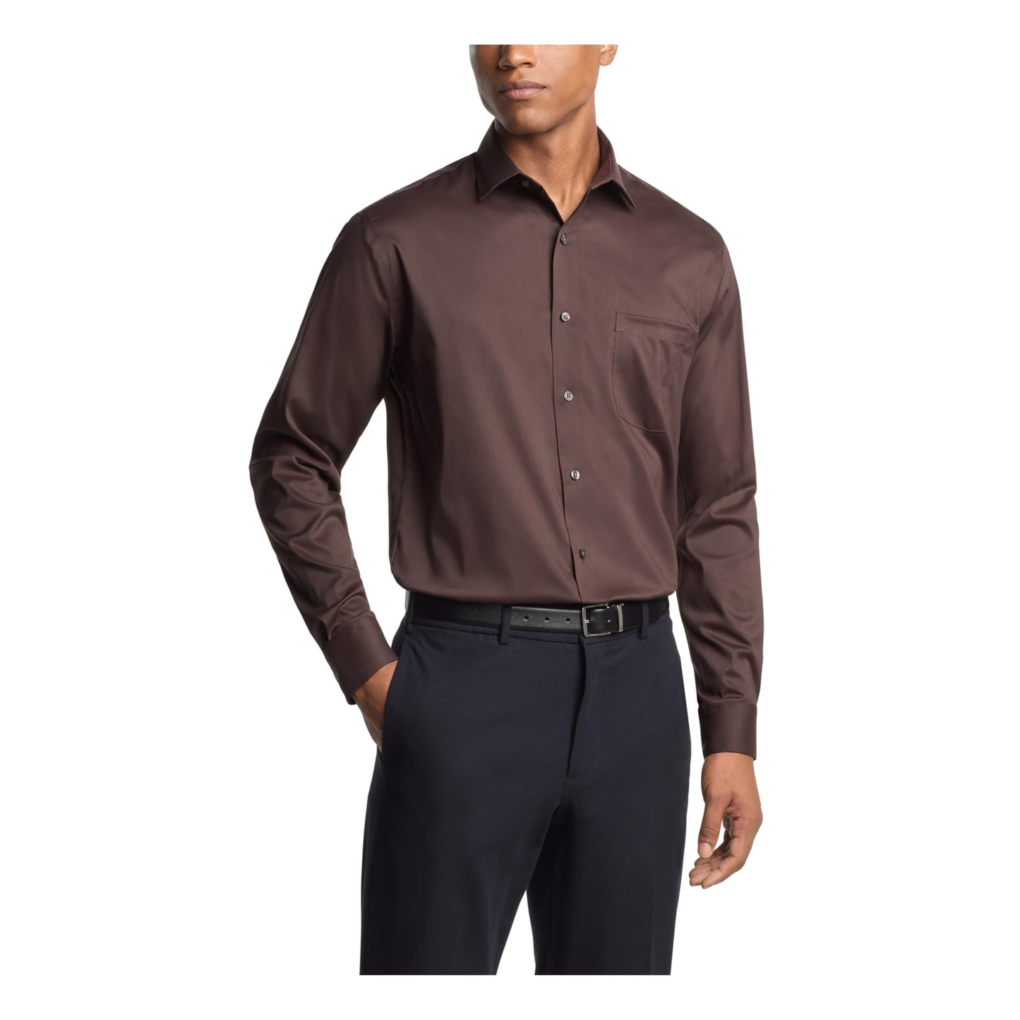 Regular Fit Wrinkle Free Stretch Dress Shirt