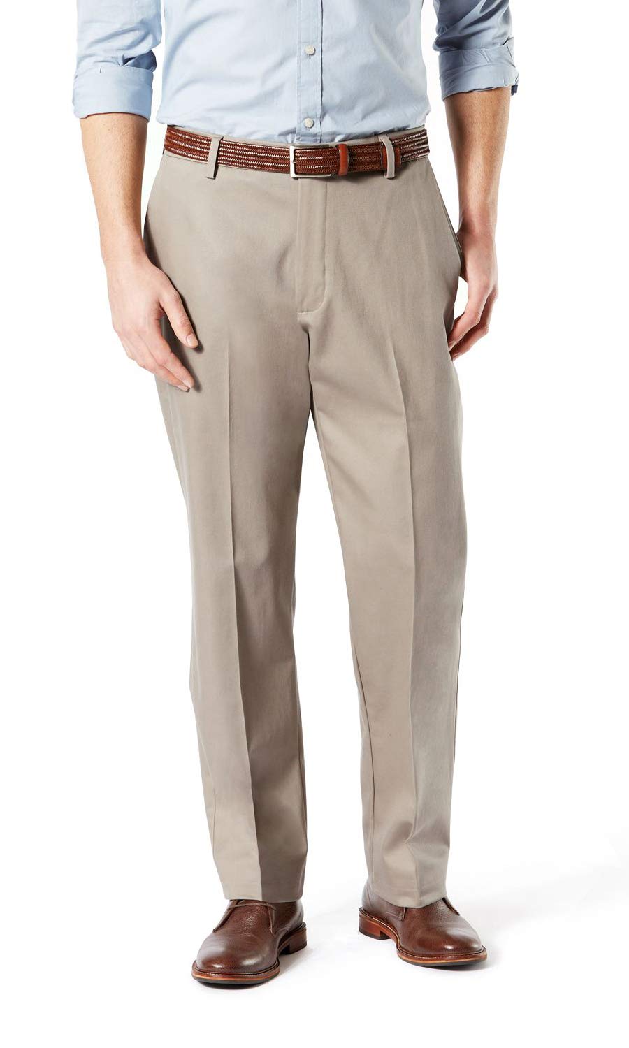 Classic Fit Cotton Stretch Khaki Pants