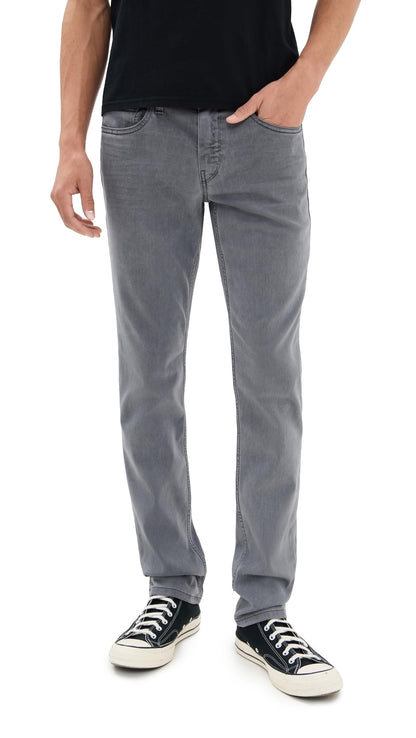 Slim Straight Stretch Denim Jeans