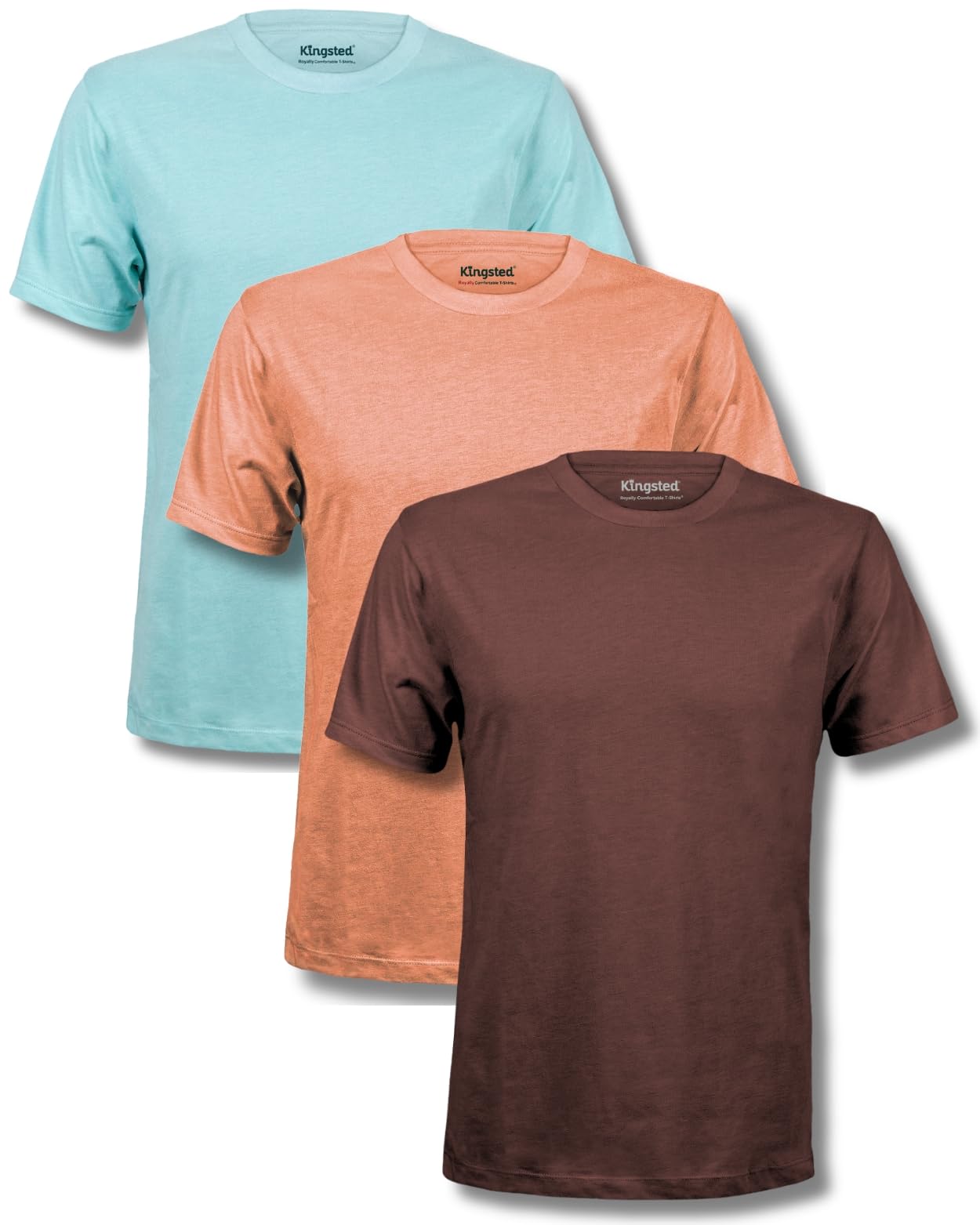 Kingsted T-Shirts for Men Pack - Royally Comfortable - Super Soft Premium Fabric - Well-Crafted Classic Tee