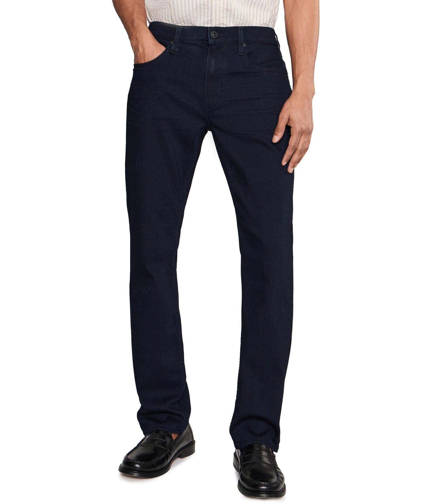 Slim Straight Stretch Denim Jeans
