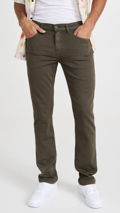 Slim Straight Stretch Denim Jeans