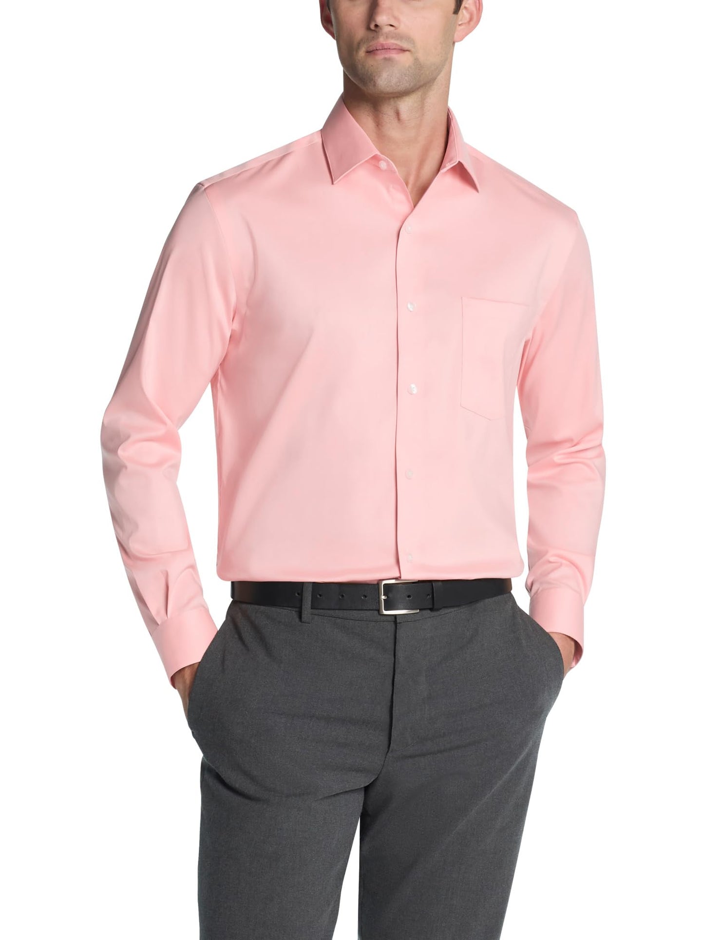 Regular Fit Wrinkle Free Stretch Dress Shirt
