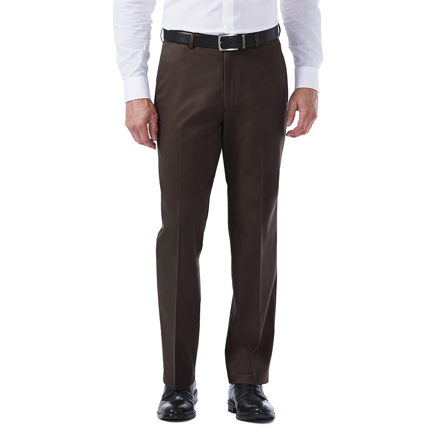 Classic Fit No Iron Flat Front Khaki Pants