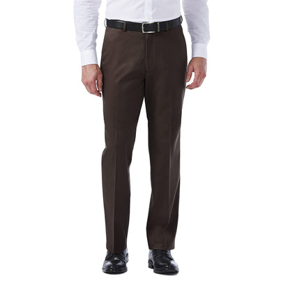 Classic Fit No Iron Flat Front Khaki Pants