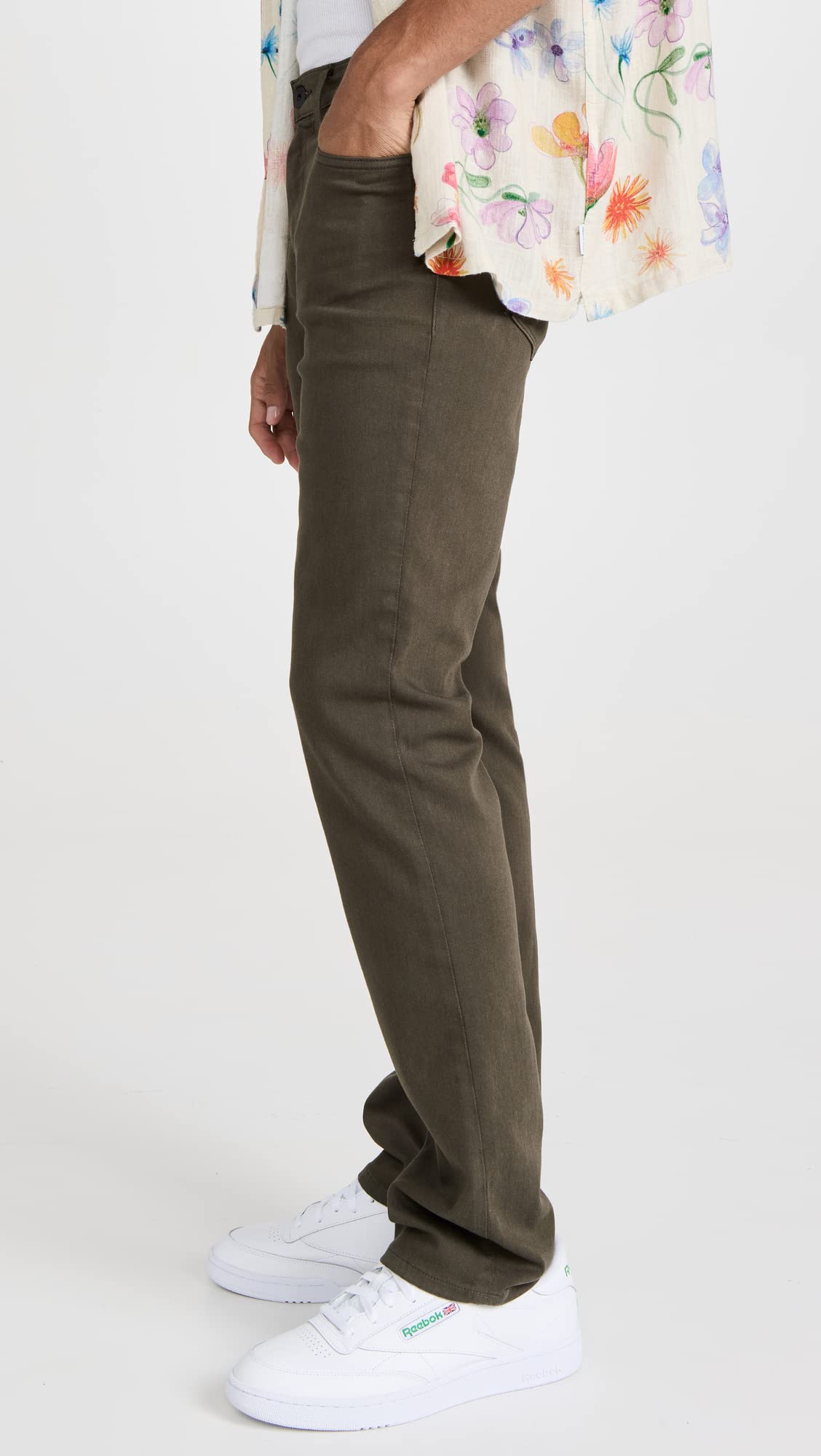 Slim Straight Stretch Denim Jeans