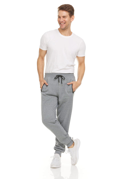 Fleece Active Jogger Pants With Zipper Pockets