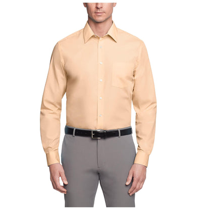 Regular Fit Solid Poplin Dress Shirt