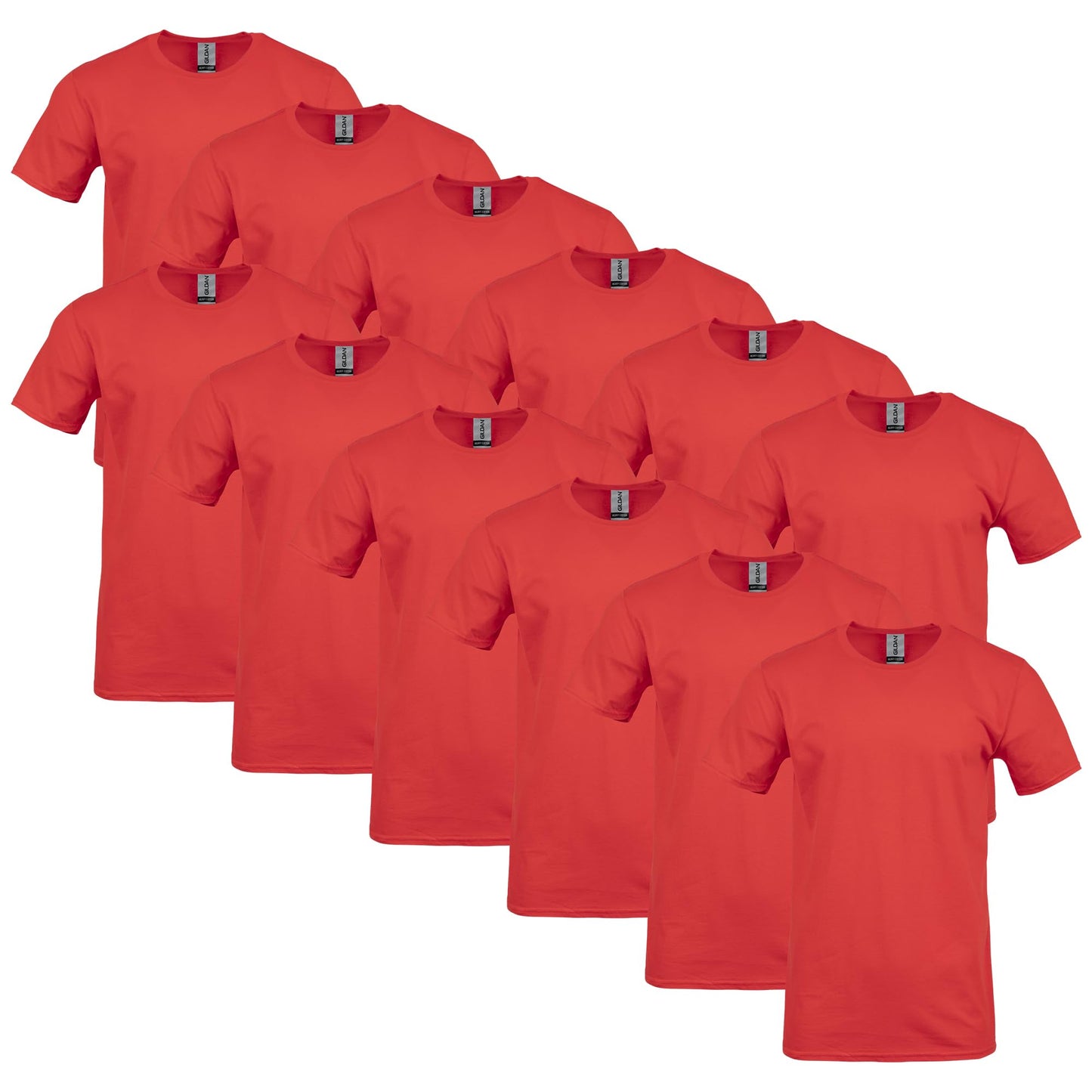 Gildan Adult Softstyle Cotton T-Shirt, Style G64000, Multipack