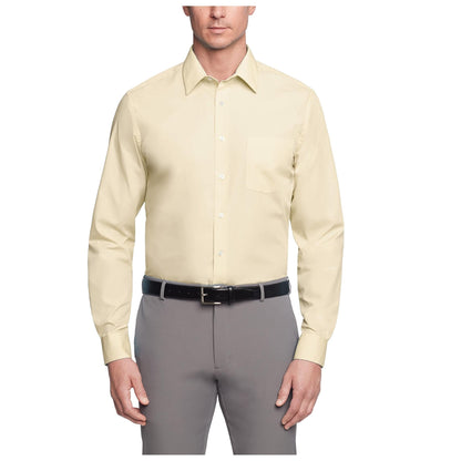 Regular Fit Solid Poplin Dress Shirt
