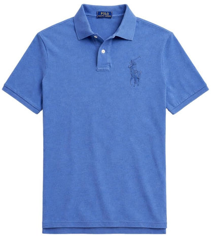 Classic Fit Mesh Polo Shirt For Men