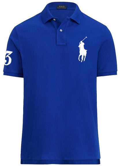 Classic Fit Mesh Polo Shirt For Men