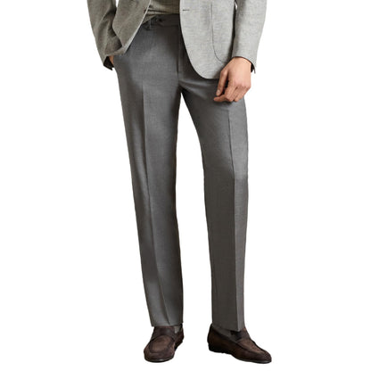 Italian Serge Wool Tailored Dress Pants