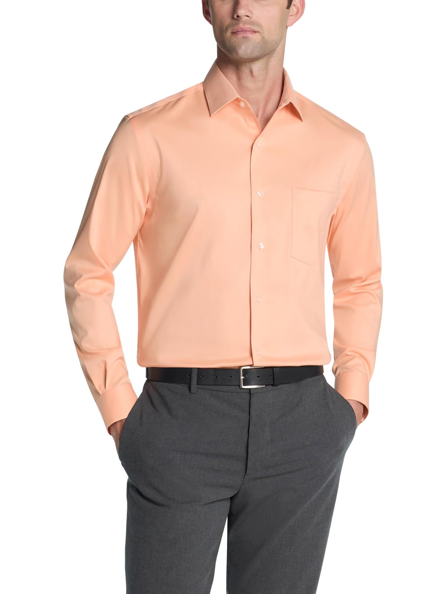 Regular Fit Wrinkle Free Stretch Dress Shirt