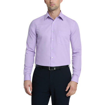 Regular Fit Solid Poplin Dress Shirt