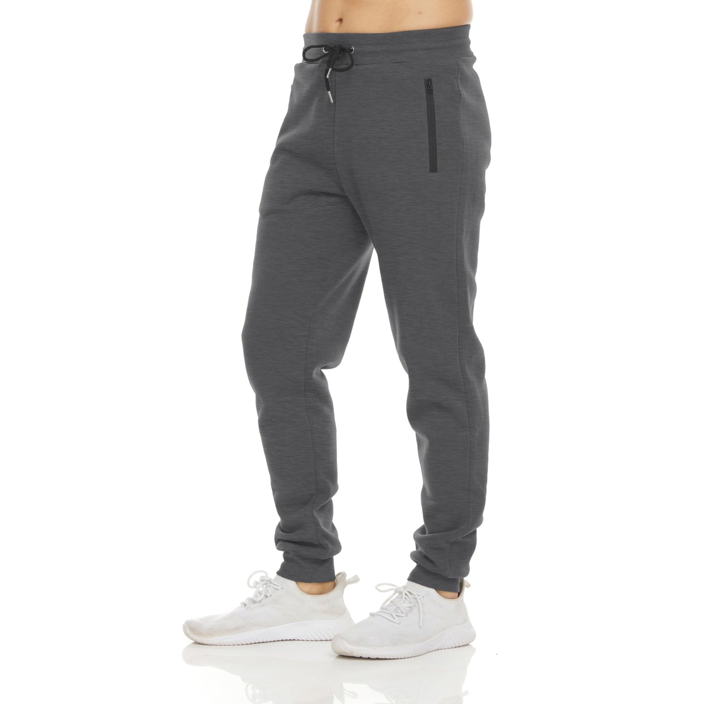 Fleece Active Jogger Pants With Zipper Pockets