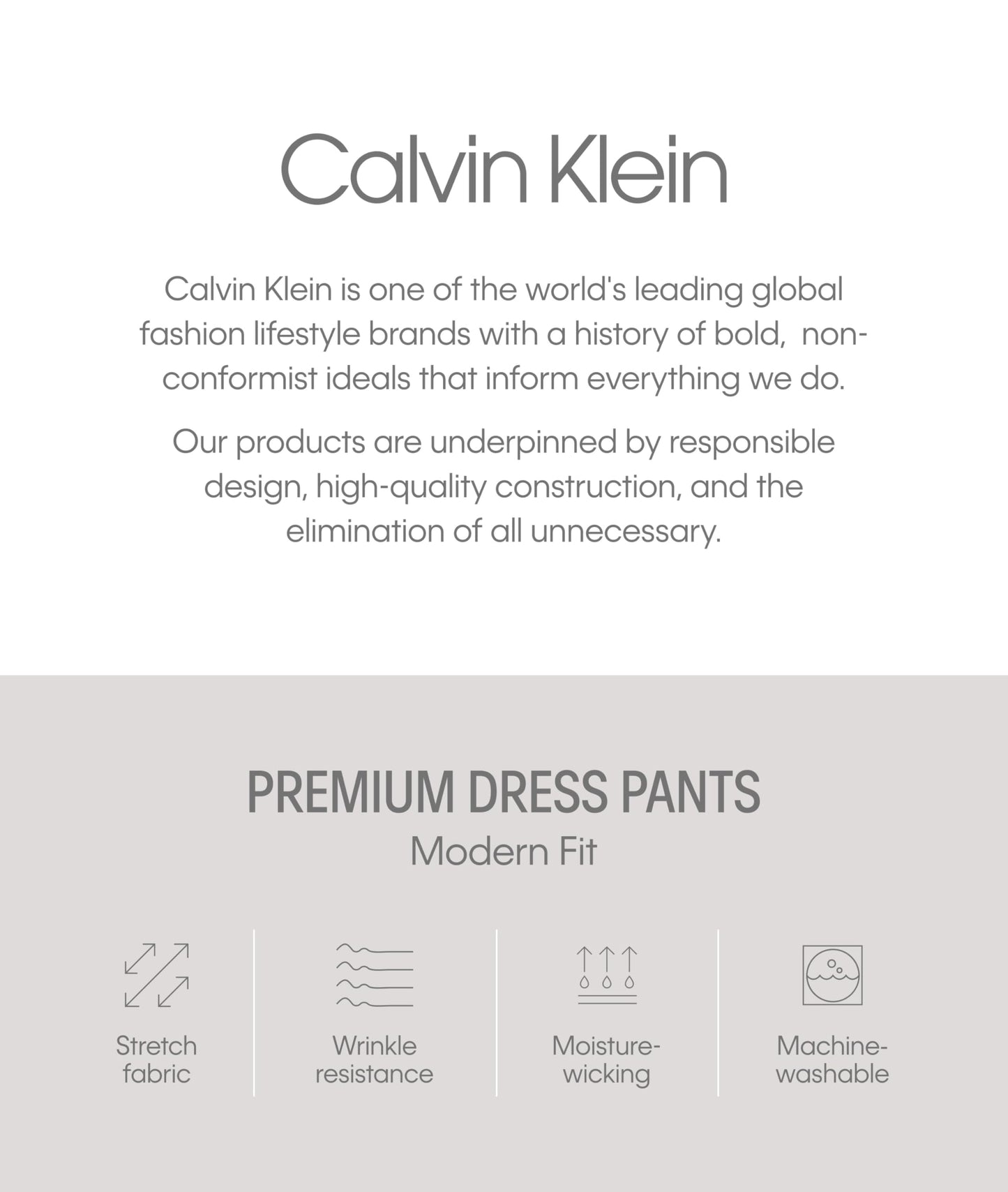 Modern Fit Performance Stretch Dress Pants