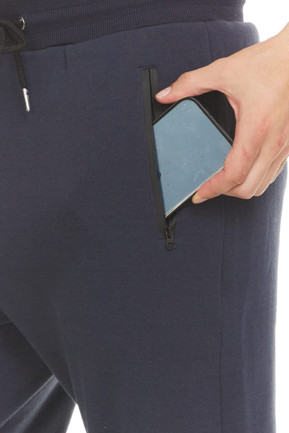 Fleece Active Jogger Pants With Zipper Pockets