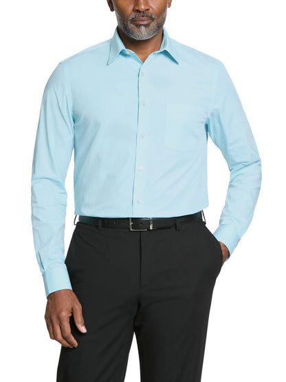 Regular Fit Solid Poplin Dress Shirt