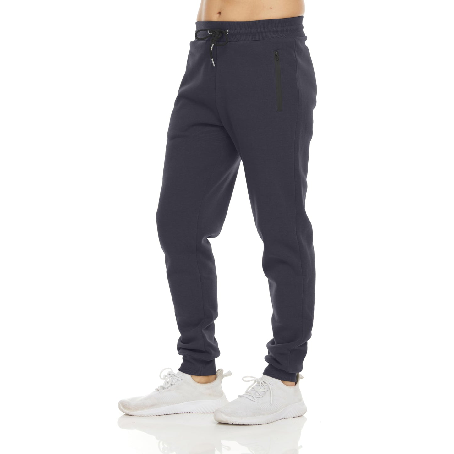 Fleece Active Jogger Pants With Zipper Pockets