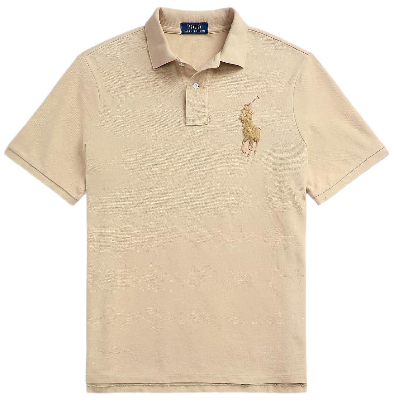 Classic Fit Mesh Polo Shirt For Men
