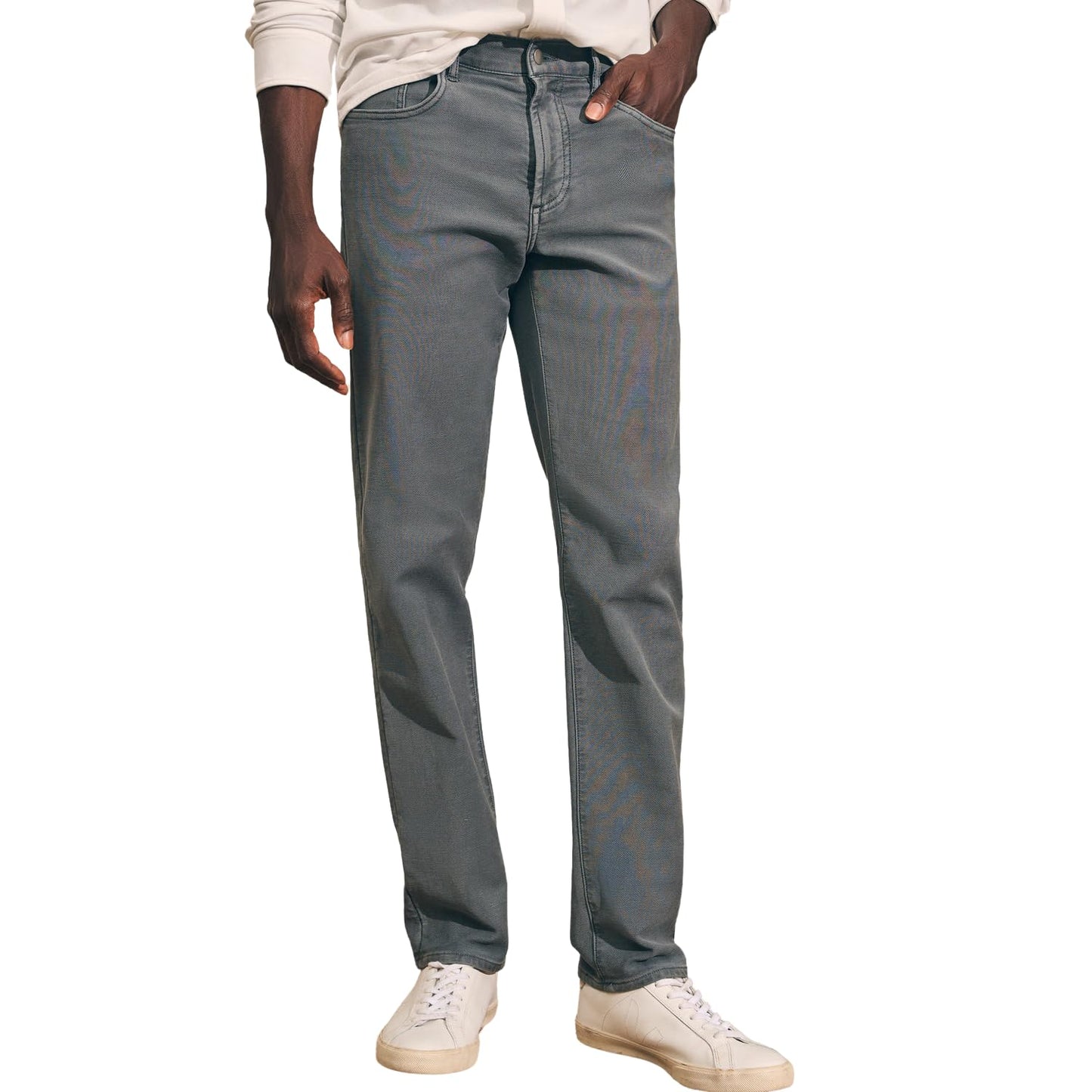 Stretch Terry Five Pocket Casual Pants