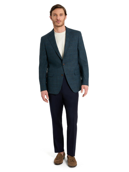 Italian Wool Classic Fit Sport Coat Blazer