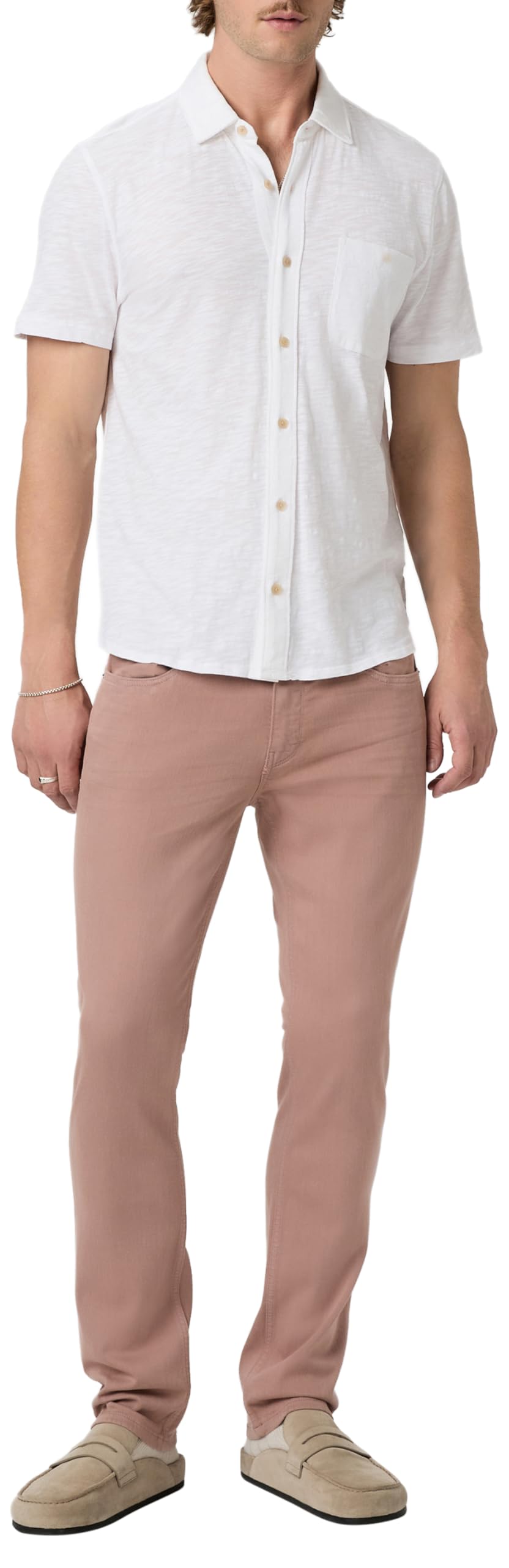 Slim Straight Stretch Denim Jeans