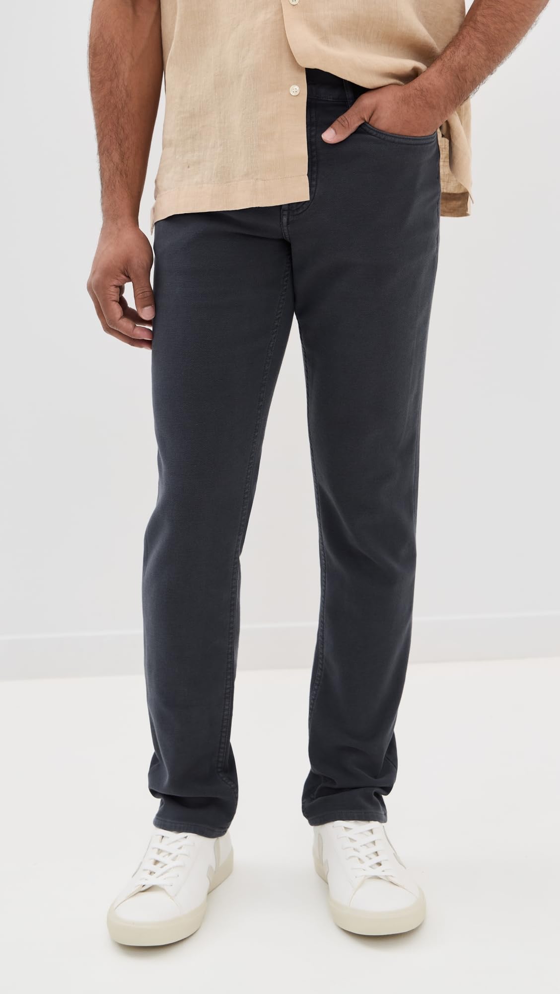 Stretch Terry Five Pocket Casual Pants
