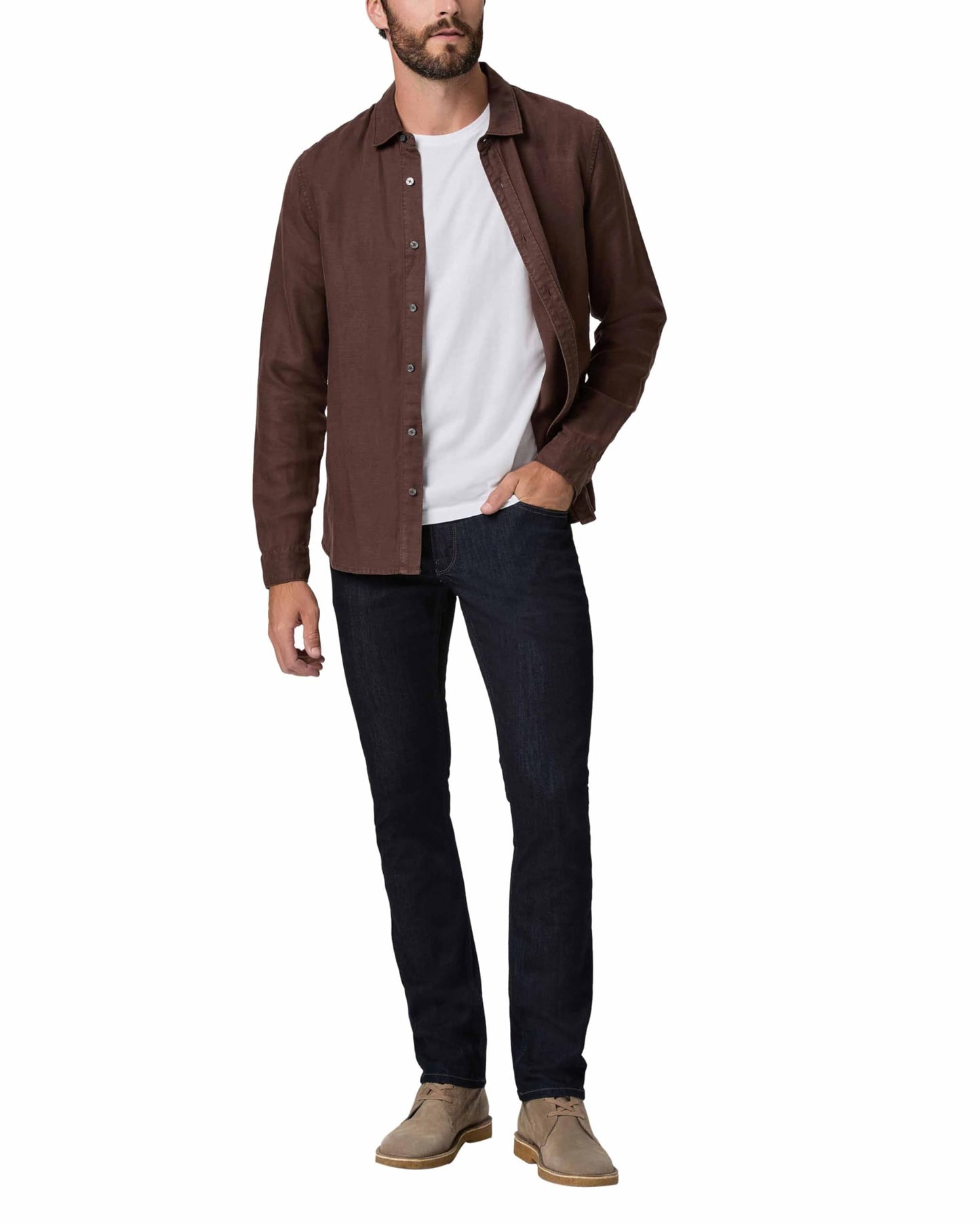 Slim Straight Stretch Denim Jeans