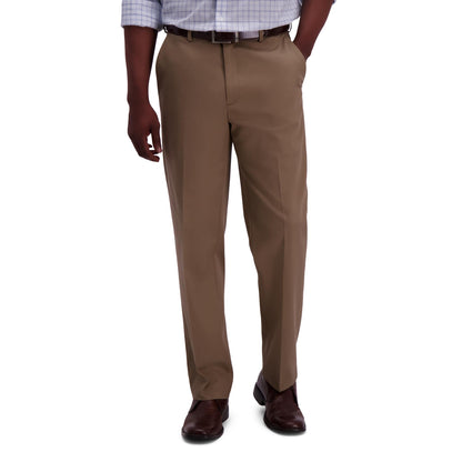 Classic Fit No Iron Flat Front Khaki Pants