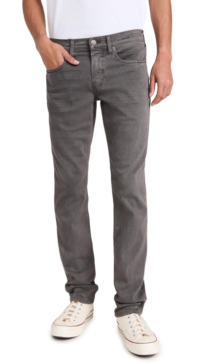 Slim Straight Stretch Denim Jeans