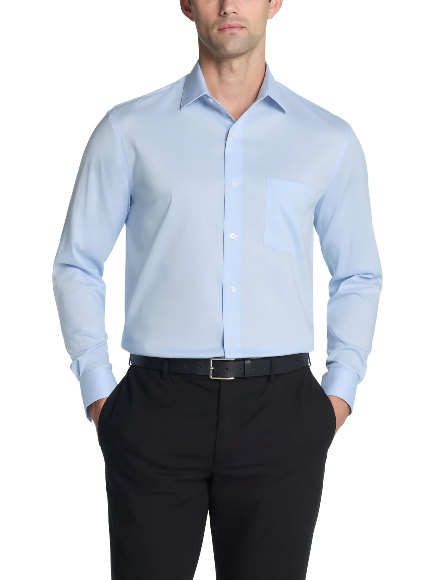 Regular Fit Wrinkle Free Stretch Dress Shirt