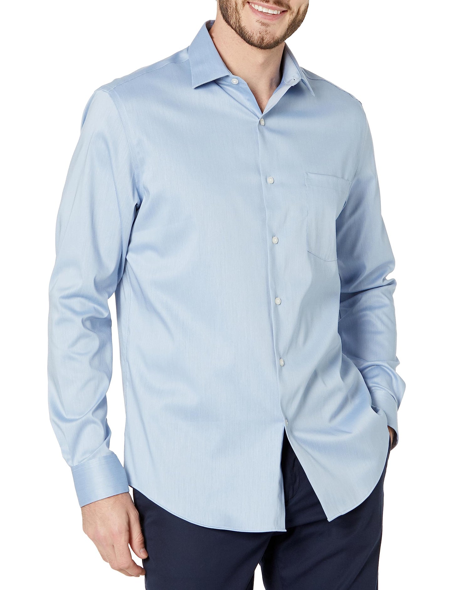 Regular Fit Wrinkle Free Stretch Dress Shirt