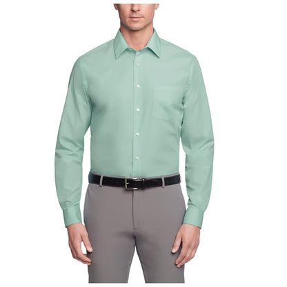 Regular Fit Solid Poplin Dress Shirt