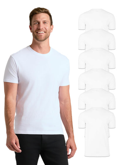 Men’s Cotton Blend Short Sleeve Crew Neck Tees